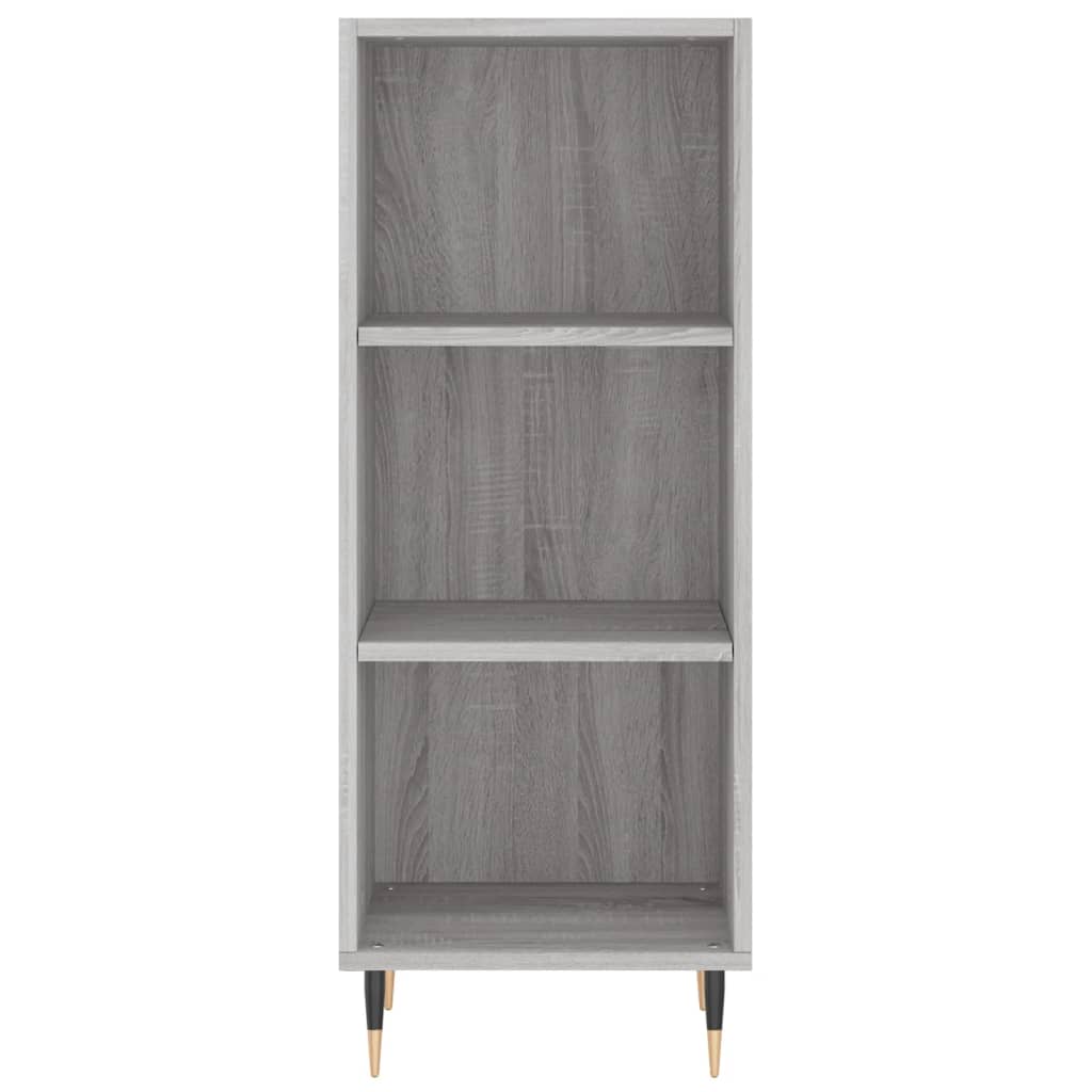 Sideboard Grey Sonoma 34.5x32.5x90 cm Engineered Wood