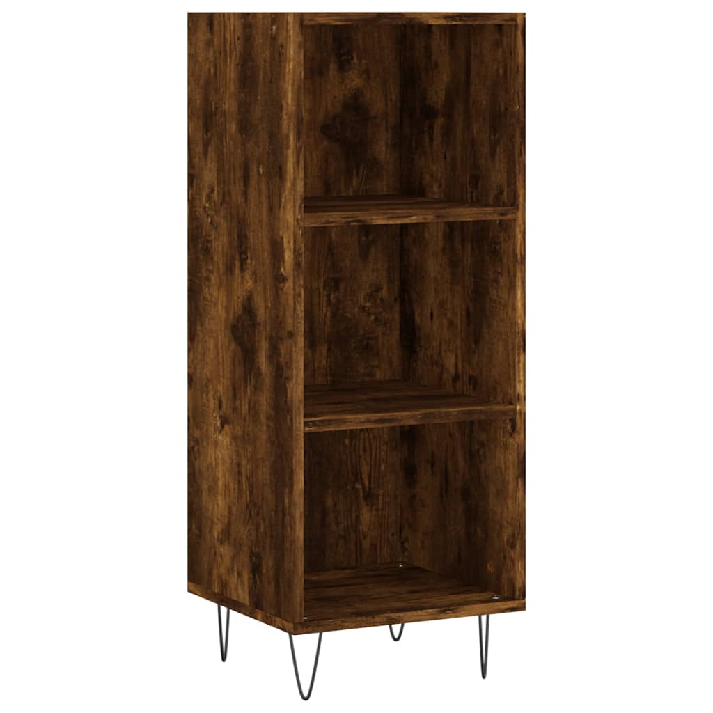 Sideboard Smoked Oak 34.5x32.5x90 cm Engineered Wood