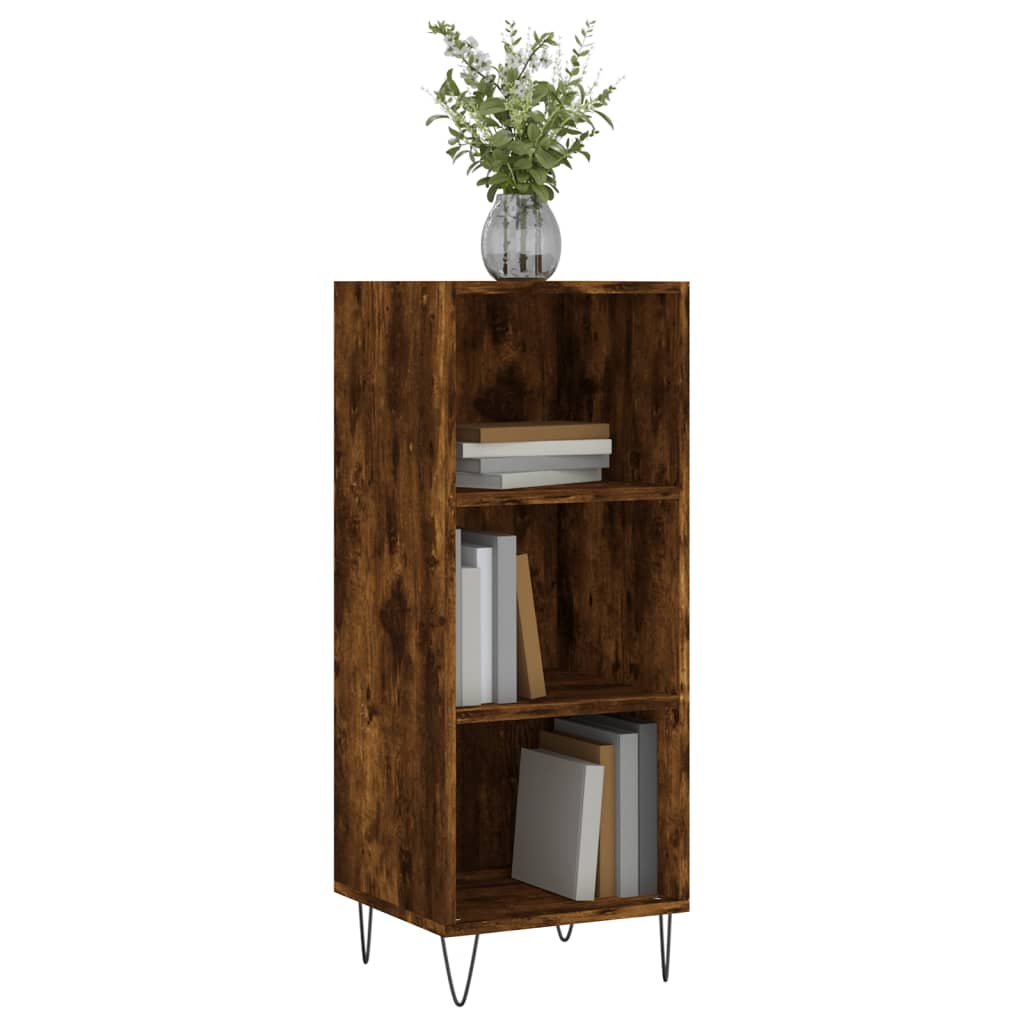 Sideboard Smoked Oak 34.5x32.5x90 cm Engineered Wood