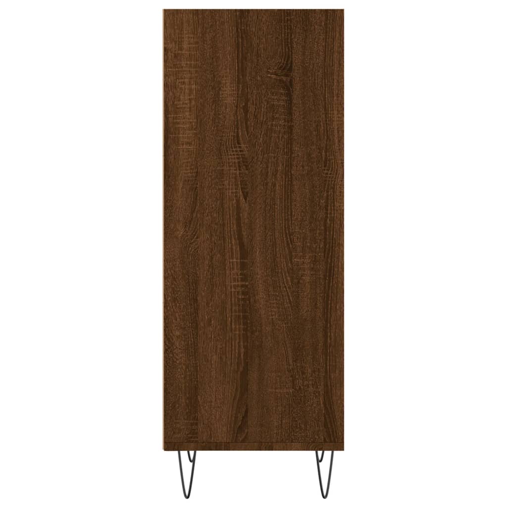 Sideboard Brown Oak 34.5x32.5x90 cm Engineered Wood