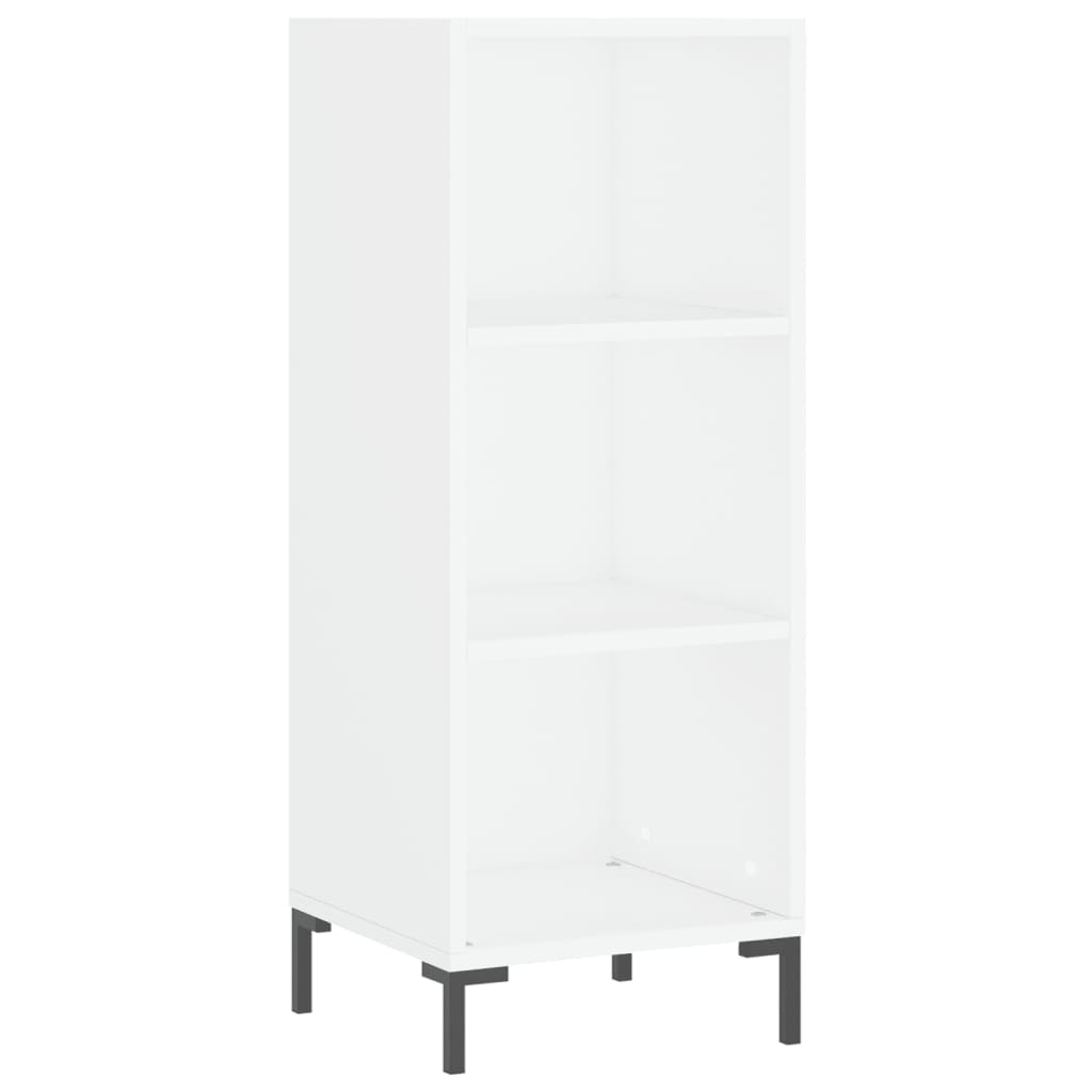 Sideboard White 34.5x32.5x90 cm Engineered Wood