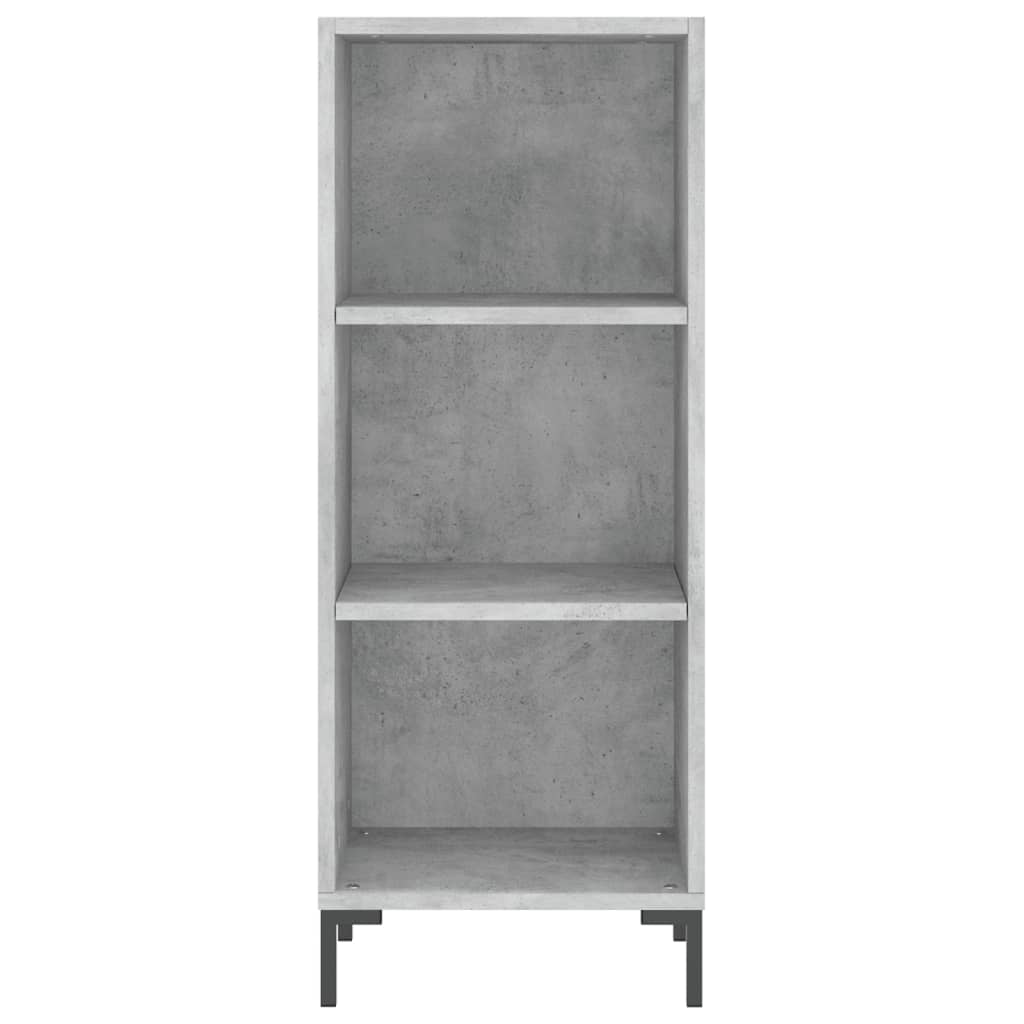 Sideboard Concrete Grey 34.5x32.5x90 cm Engineered Wood