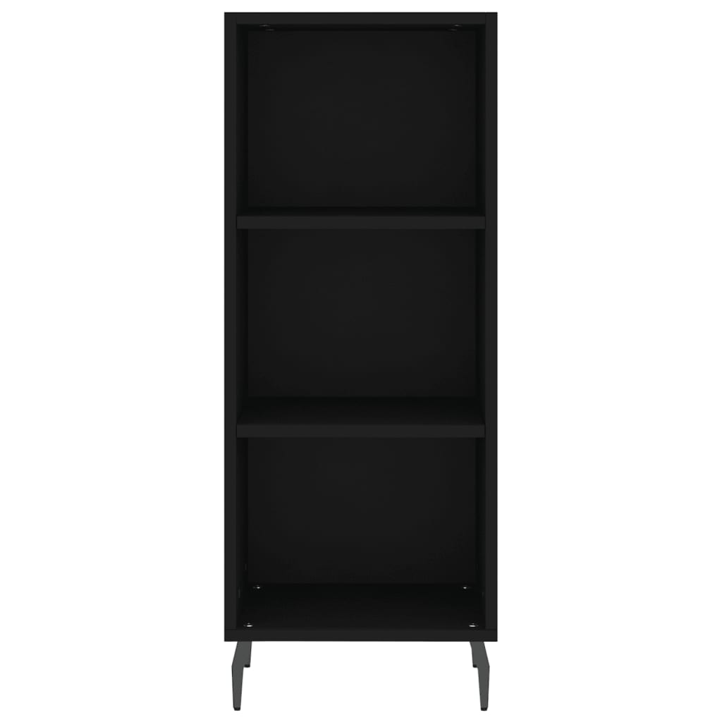 Sideboard Black 34.5x32.5x90 cm Engineered Wood