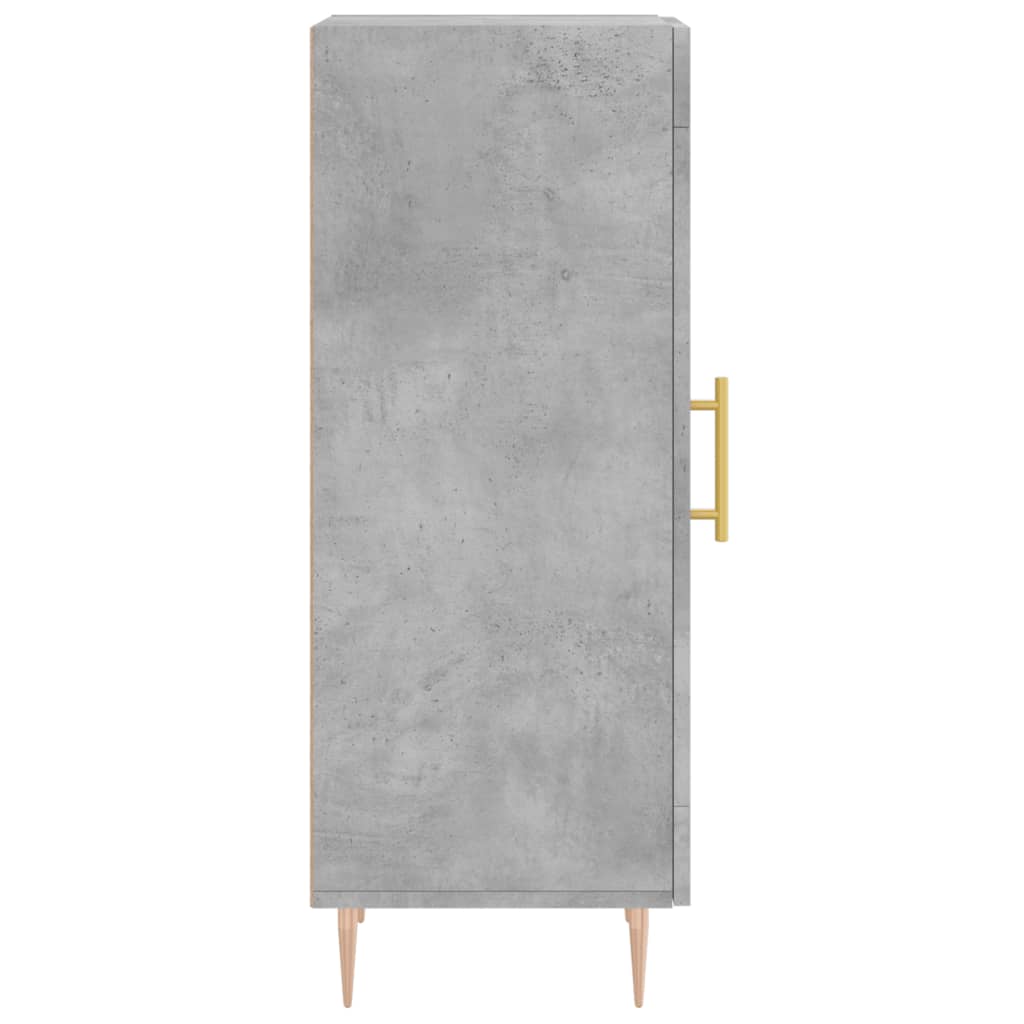 Sideboard Concrete Grey 34.5x34x90 cm Engineered Wood