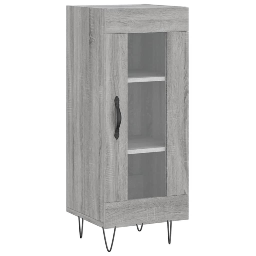 Sideboard Grey Sonoma 34.5x34x90 cm Engineered Wood