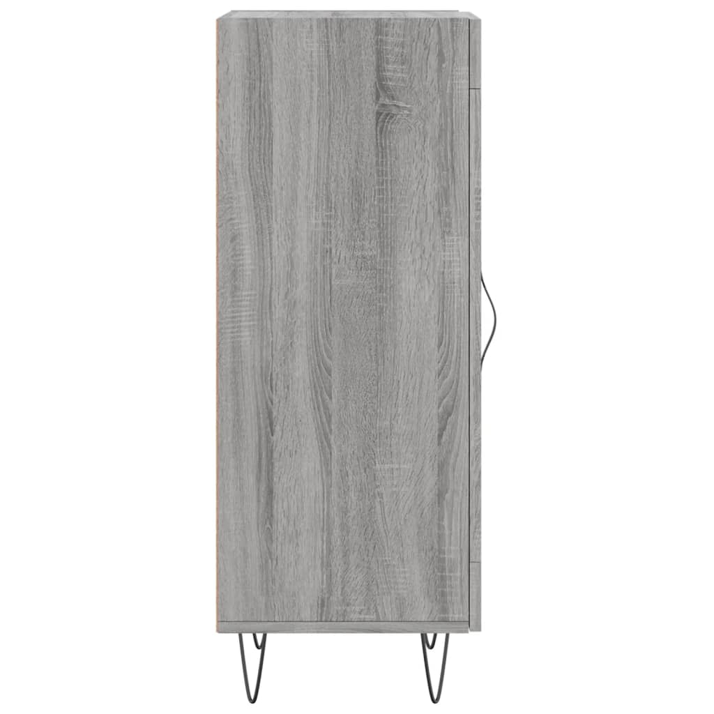 Sideboard Grey Sonoma 34.5x34x90 cm Engineered Wood