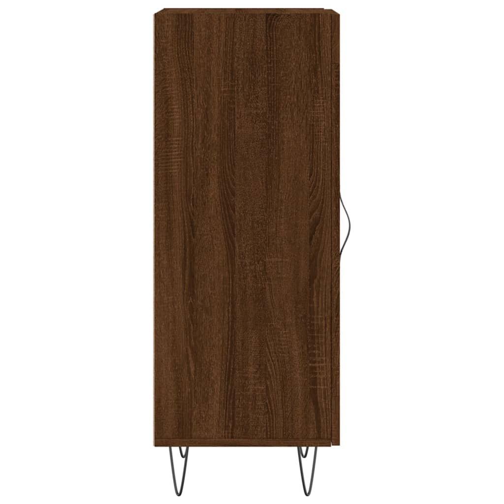 Sideboard Brown Oak 34.5x34x90 cm Engineered Wood