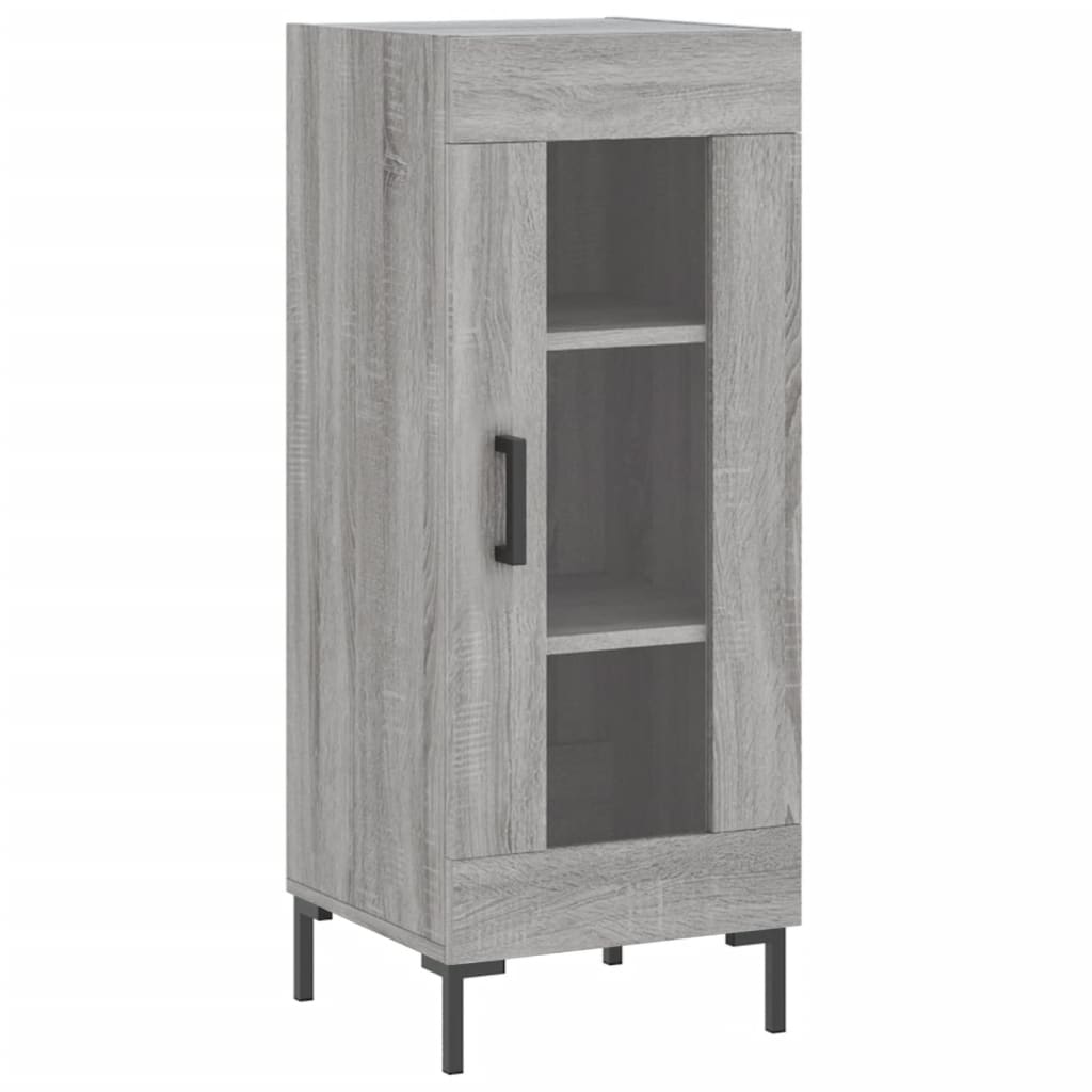 Sideboard Grey Sonoma 34.5x34x90 cm Engineered Wood
