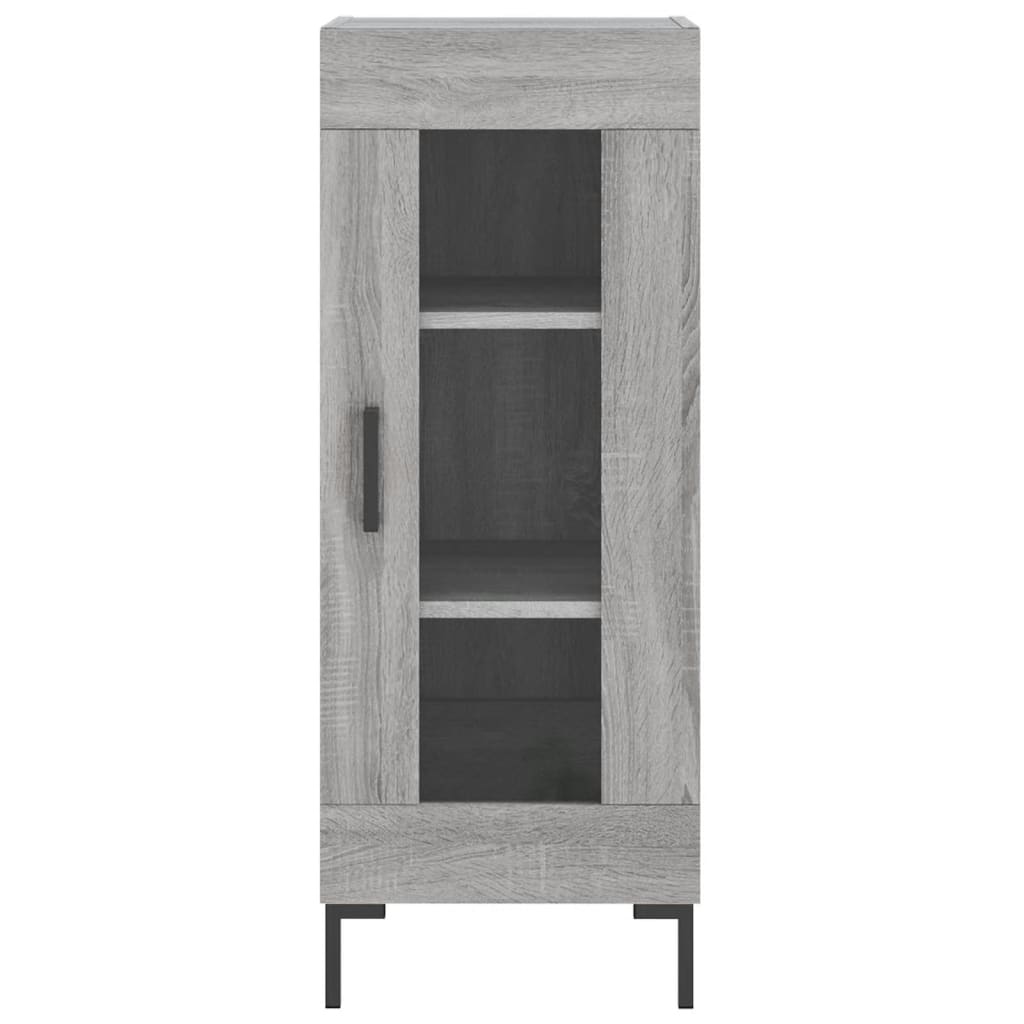 Sideboard Grey Sonoma 34.5x34x90 cm Engineered Wood