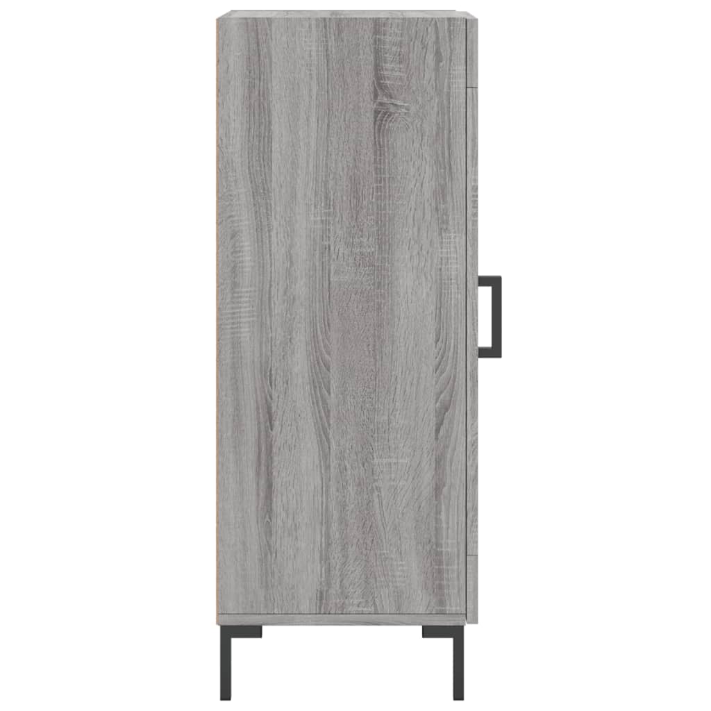 Sideboard Grey Sonoma 34.5x34x90 cm Engineered Wood