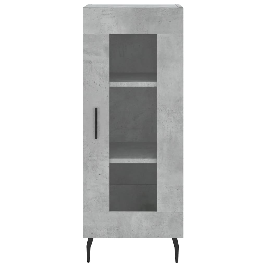 Sideboard Concrete Grey 34.5x34x90 cm Engineered Wood