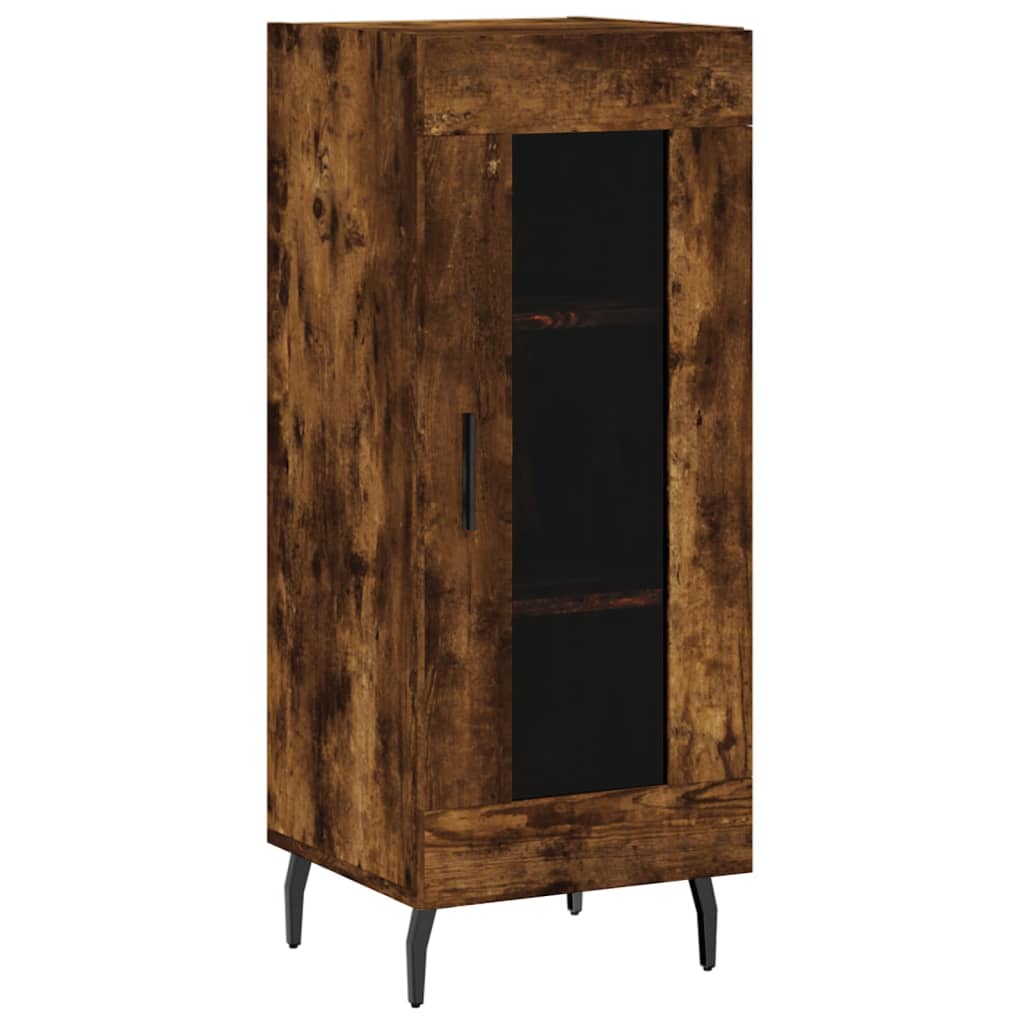Sideboard Smoked Oak 34.5x34x90 cm Engineered Wood