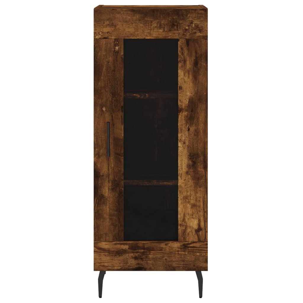 Sideboard Smoked Oak 34.5x34x90 cm Engineered Wood