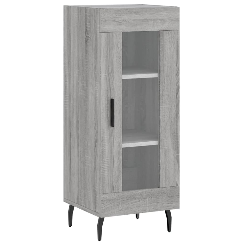 Sideboard Grey Sonoma 34.5x34x90 cm Engineered Wood