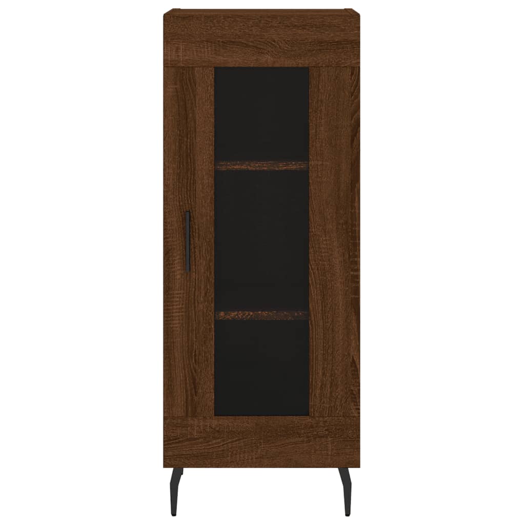Sideboard Brown Oak 34.5x34x90 cm Engineered Wood