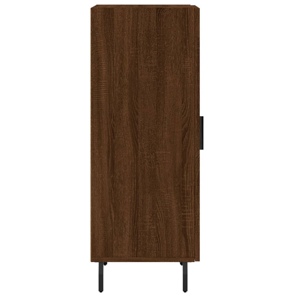 Sideboard Brown Oak 34.5x34x90 cm Engineered Wood