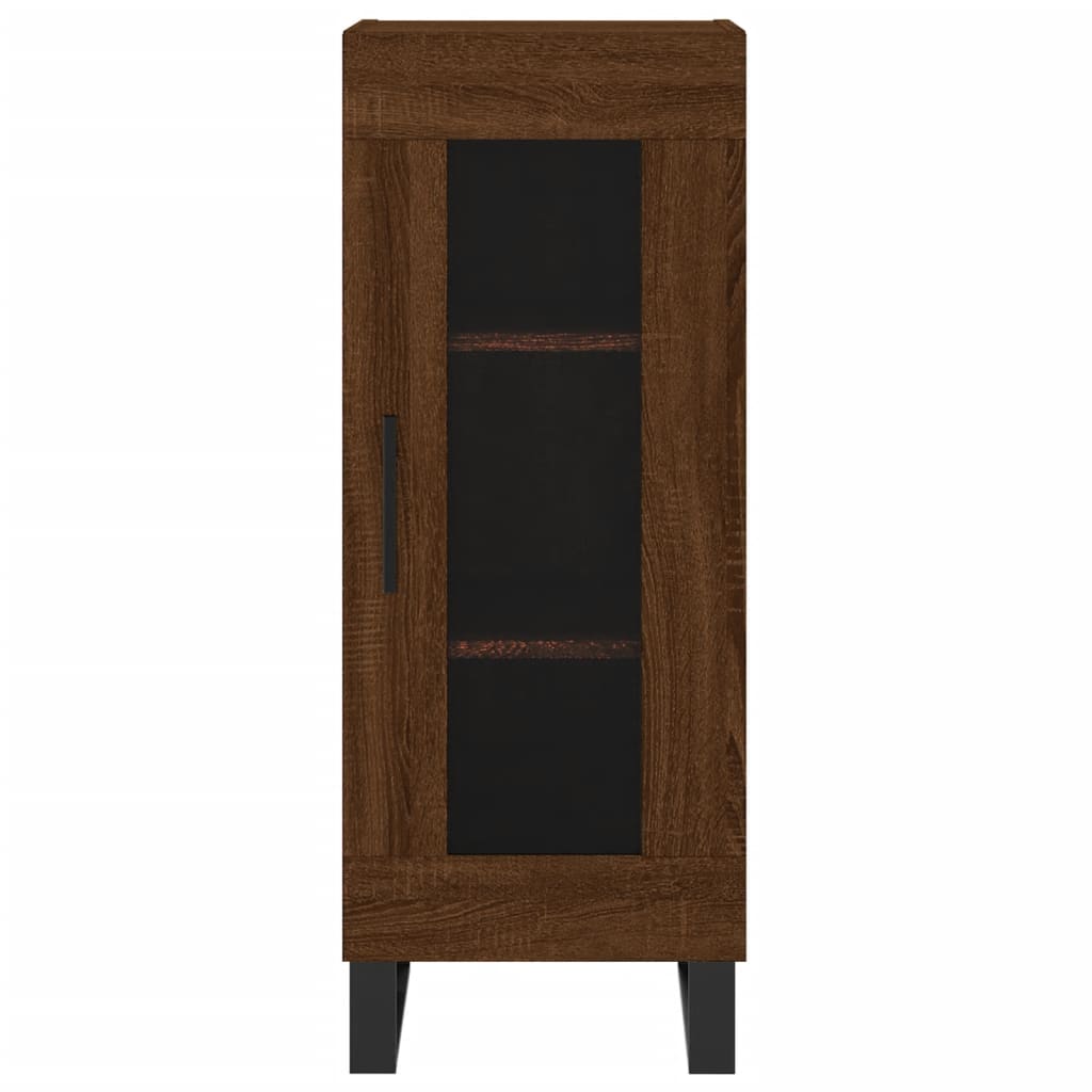 Sideboard Brown Oak 34.5x34x90 cm Engineered Wood