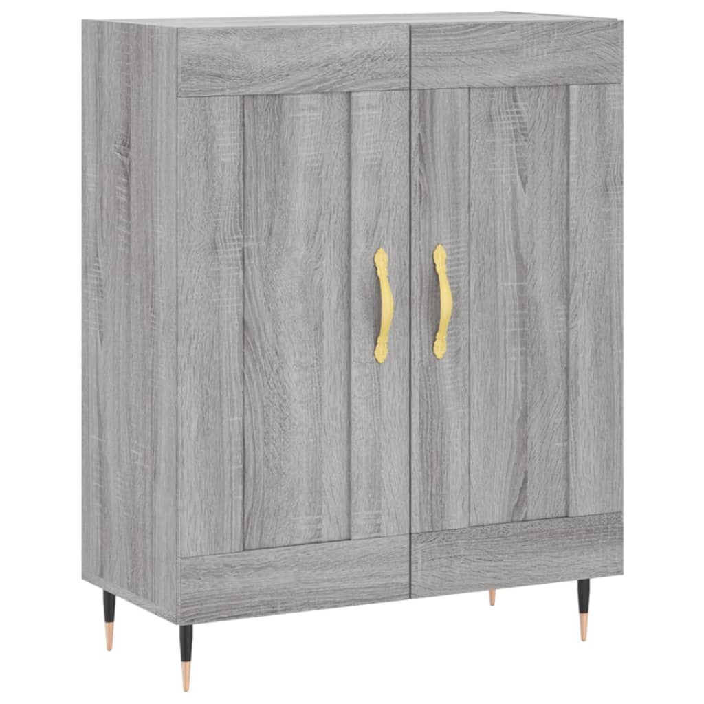 Sideboard Grey Sonoma 69.5x34x90 cm Engineered Wood