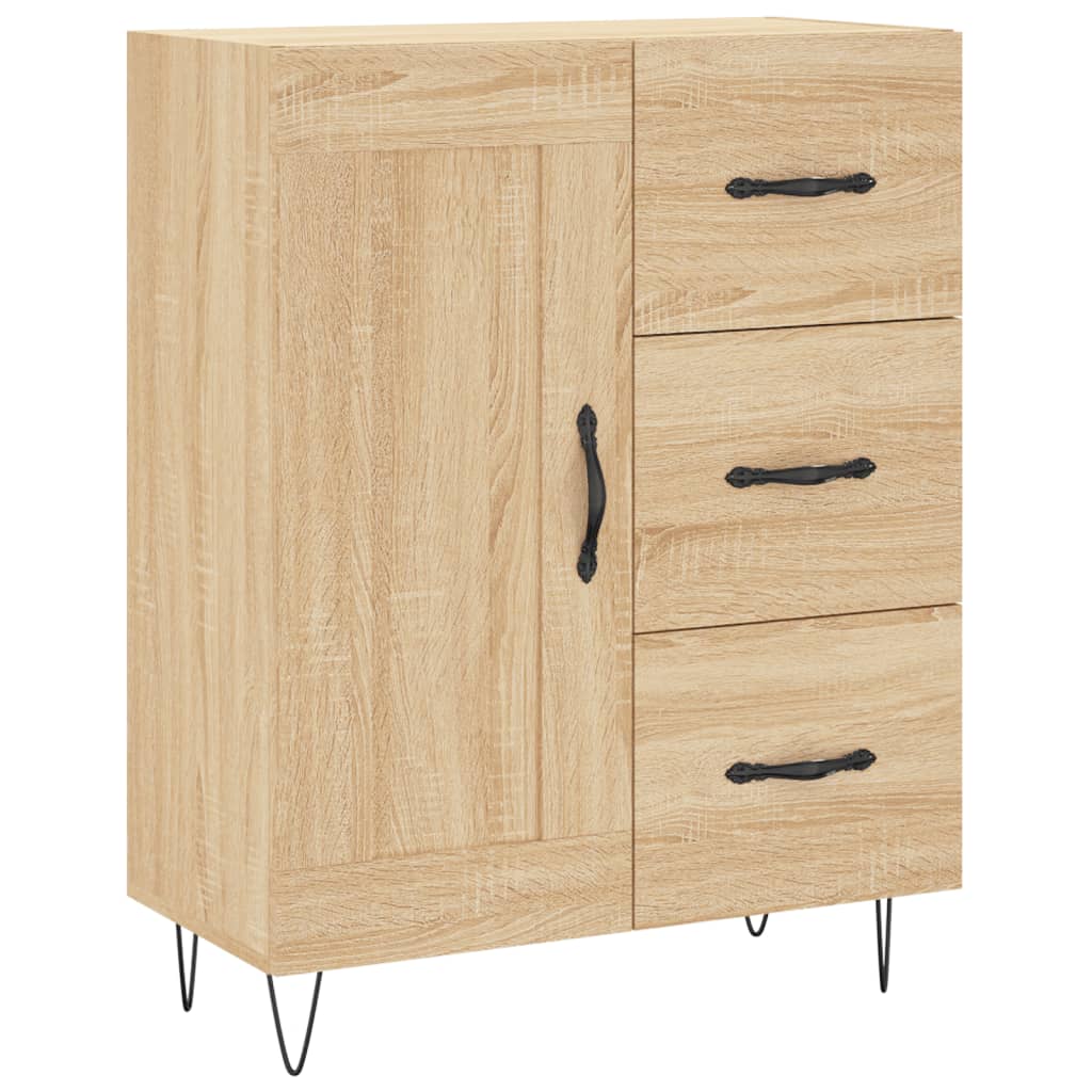 Sideboard Sonoma Oak 69.5x34x90 cm Engineered Wood