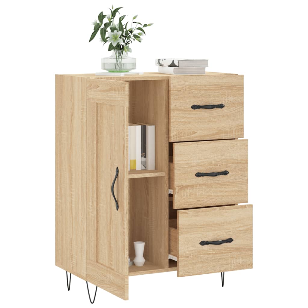 Sideboard Sonoma Oak 69.5x34x90 cm Engineered Wood
