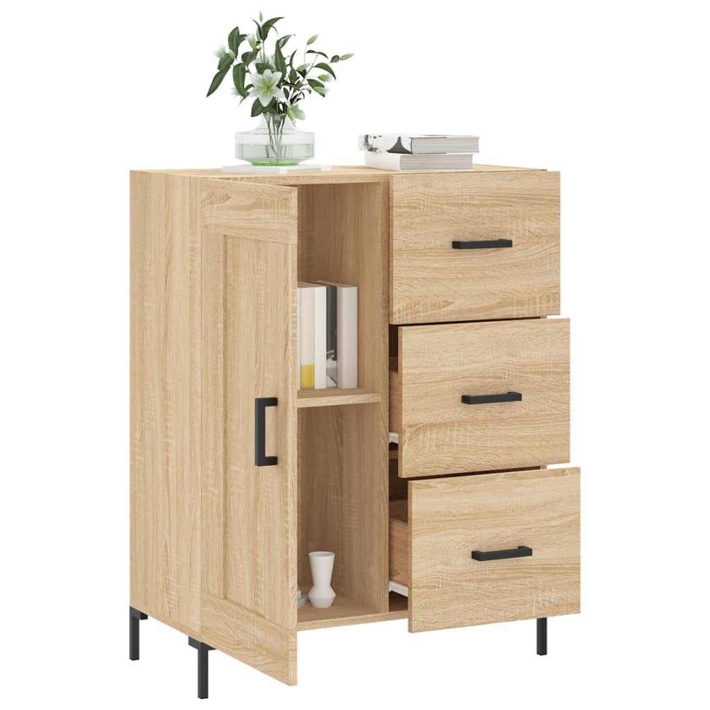Sideboard Sonoma Oak 69.5x34x90 cm Engineered Wood