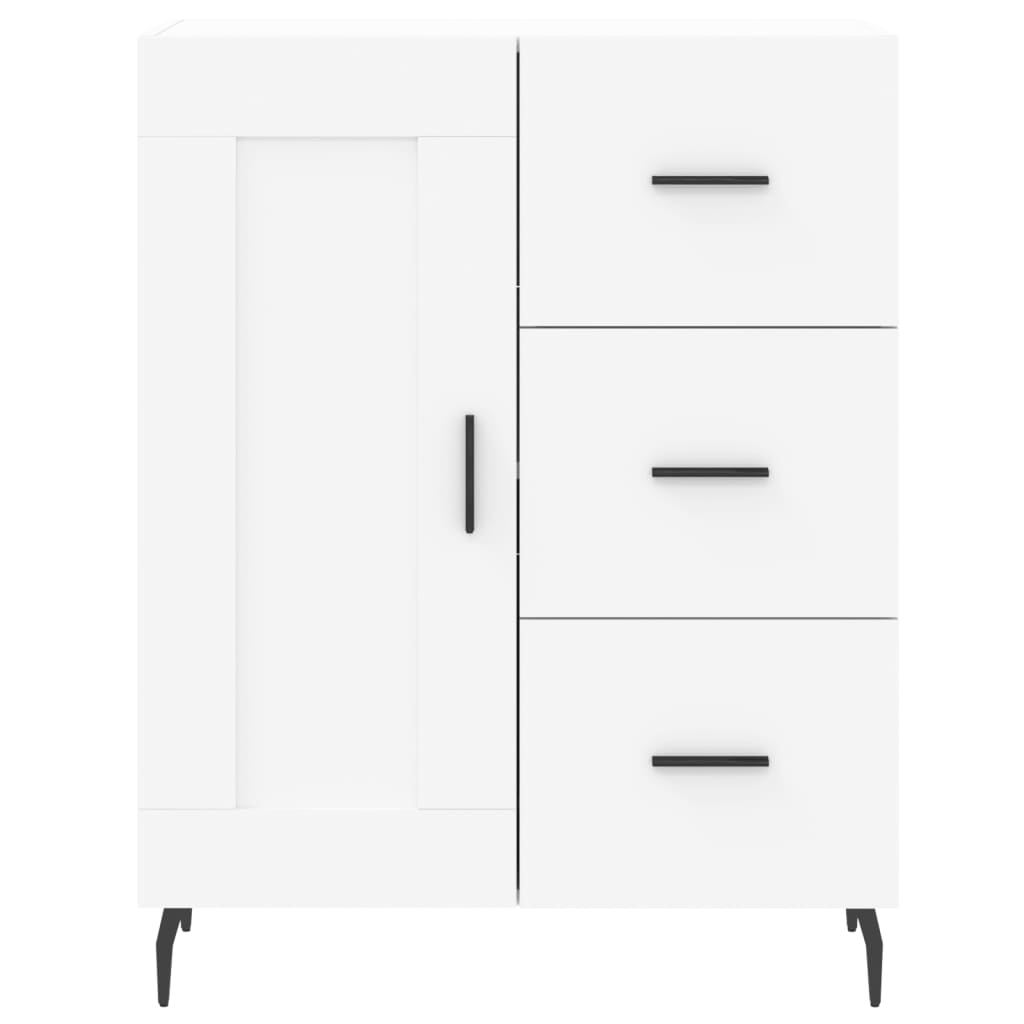 Sideboard White 69.5x34x90 cm Engineered Wood