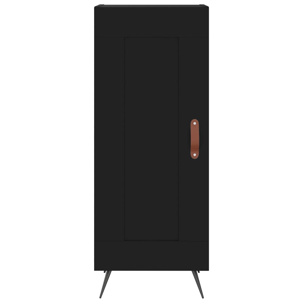Sideboard Black 34.5x34x90 cm Engineered Wood