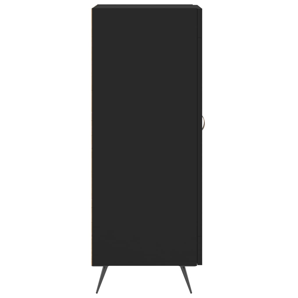 Sideboard Black 34.5x34x90 cm Engineered Wood