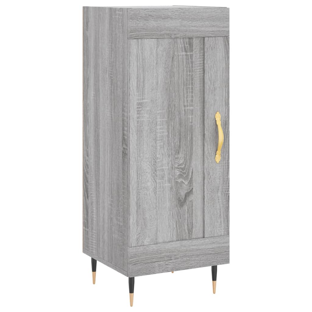 Sideboard Grey Sonoma 34.5x34x90 cm Engineered Wood