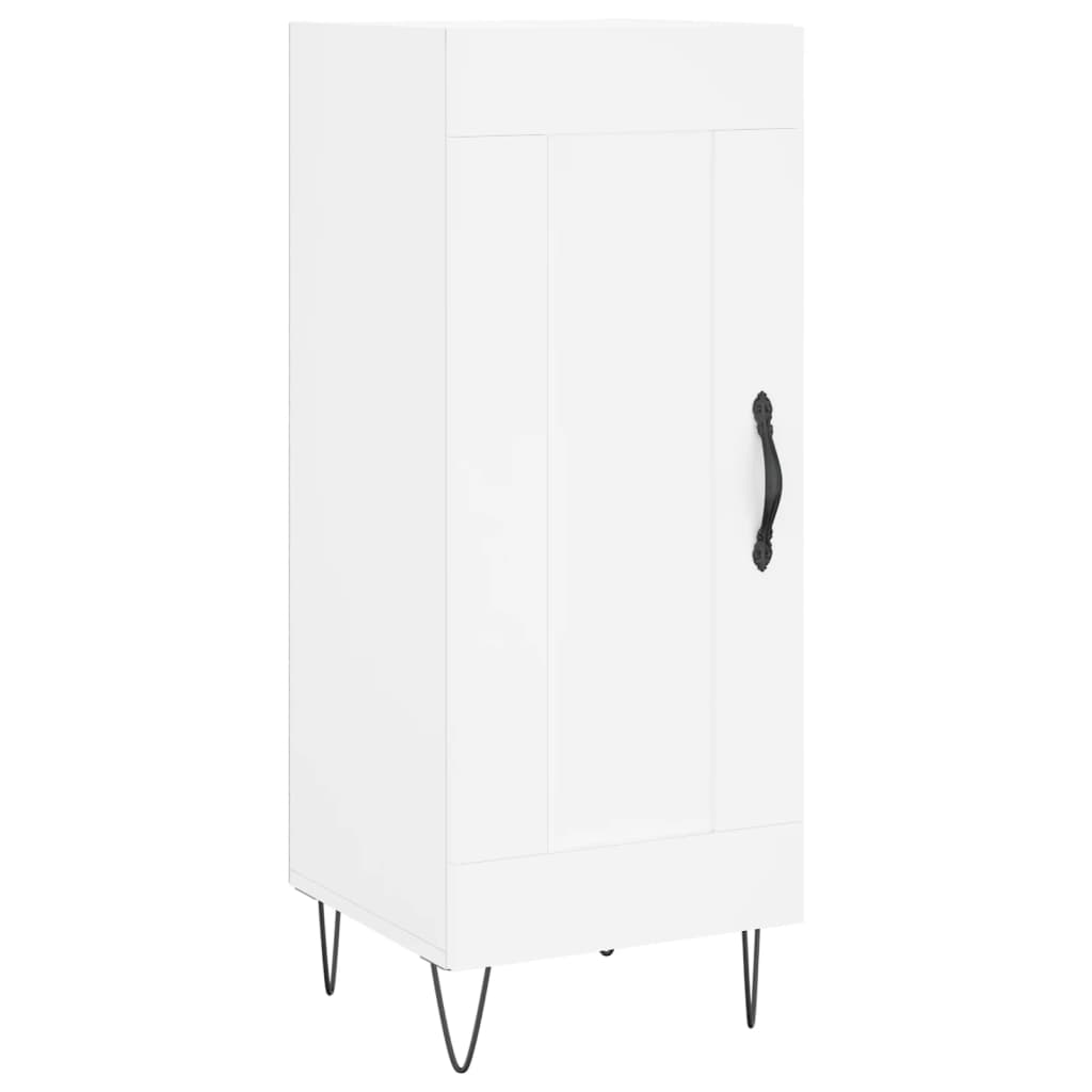 Sideboard White 34.5x34x90 cm Engineered Wood