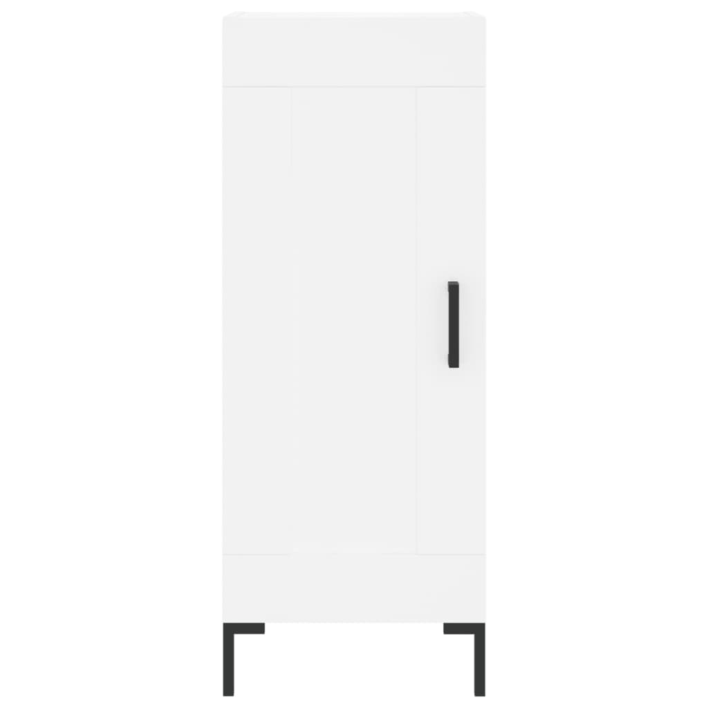 Sideboard White 34.5x34x90 cm Engineered Wood
