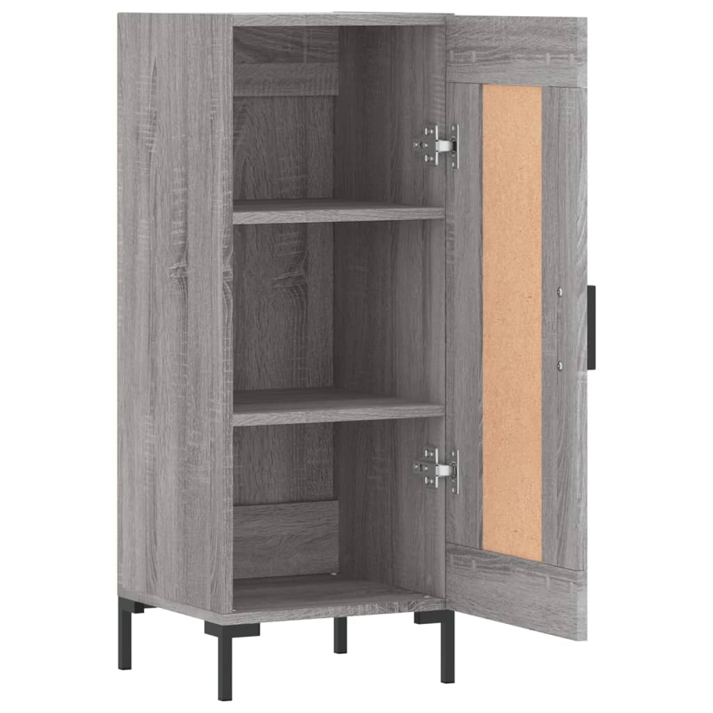 Sideboard Grey Sonoma 34.5x34x90 cm Engineered Wood