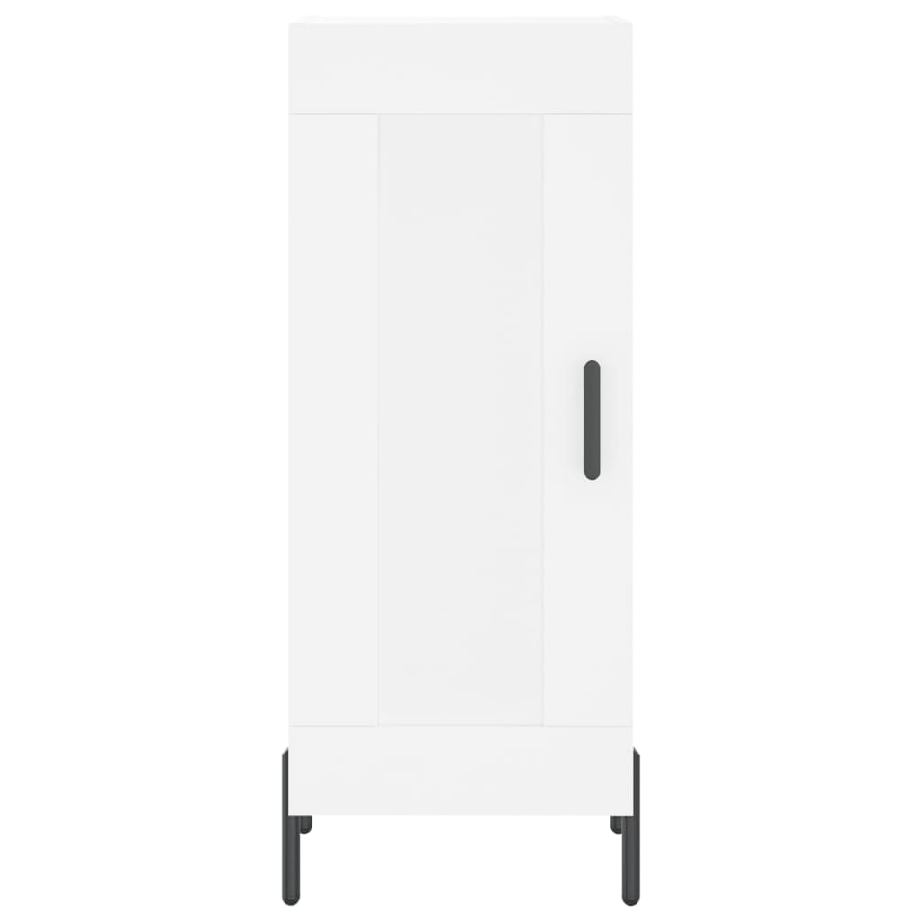 Sideboard White 34.5x34x90 cm Engineered Wood