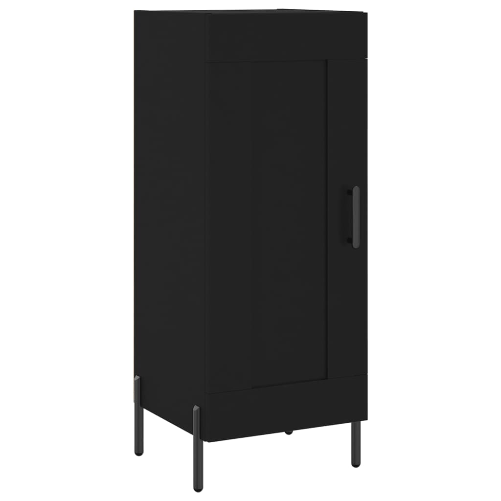 Sideboard Black 34.5x34x90 cm Engineered Wood