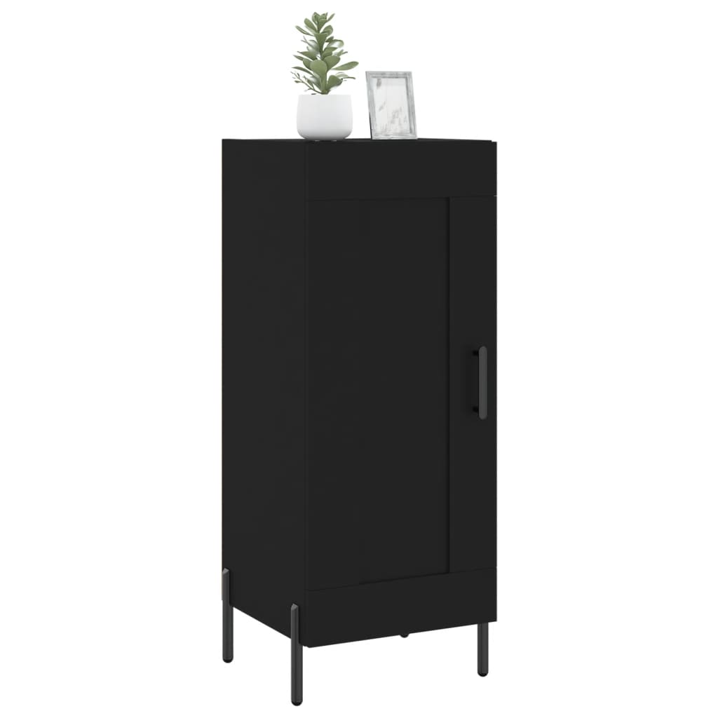 Sideboard Black 34.5x34x90 cm Engineered Wood