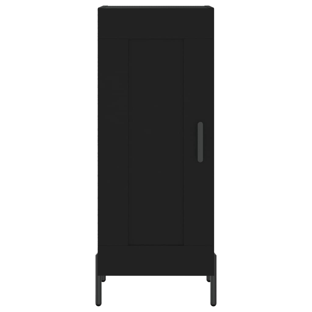 Sideboard Black 34.5x34x90 cm Engineered Wood