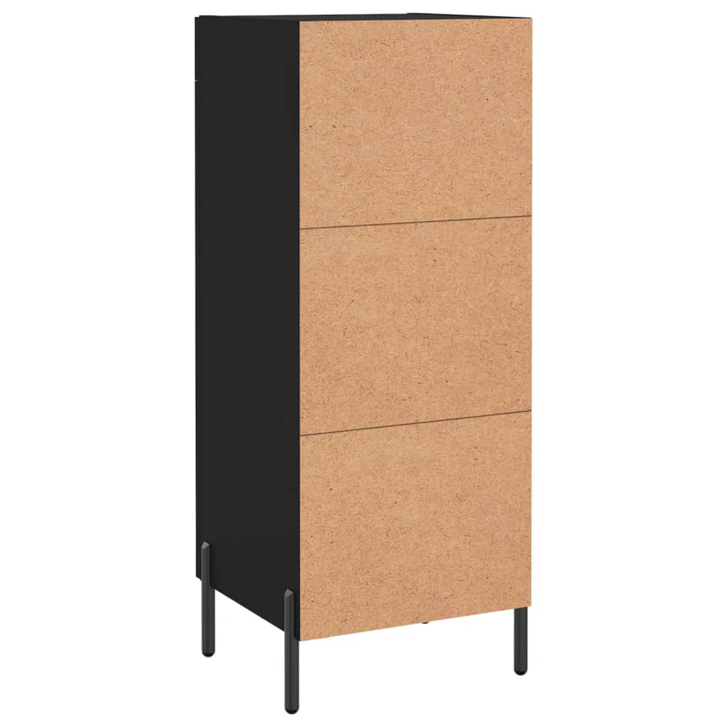 Sideboard Black 34.5x34x90 cm Engineered Wood