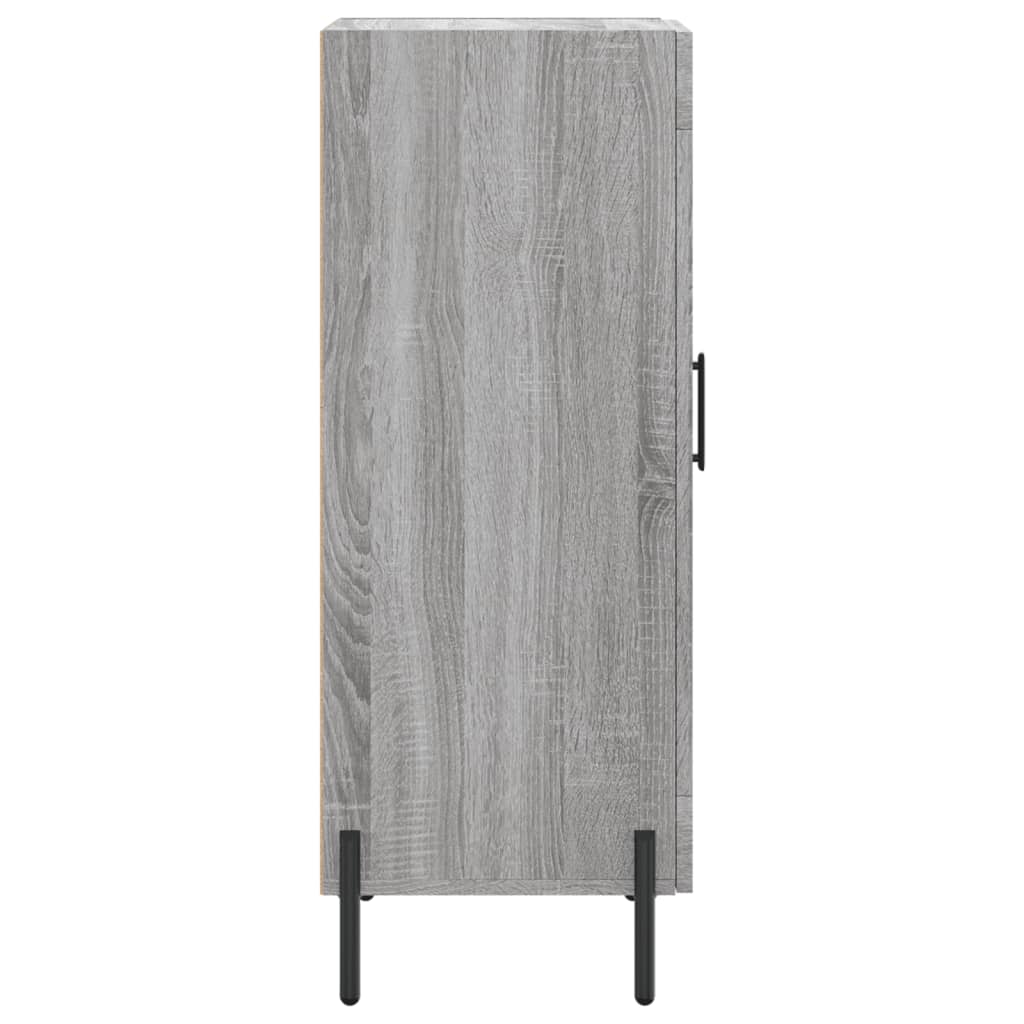 Sideboard Grey Sonoma 34.5x34x90 cm Engineered Wood
