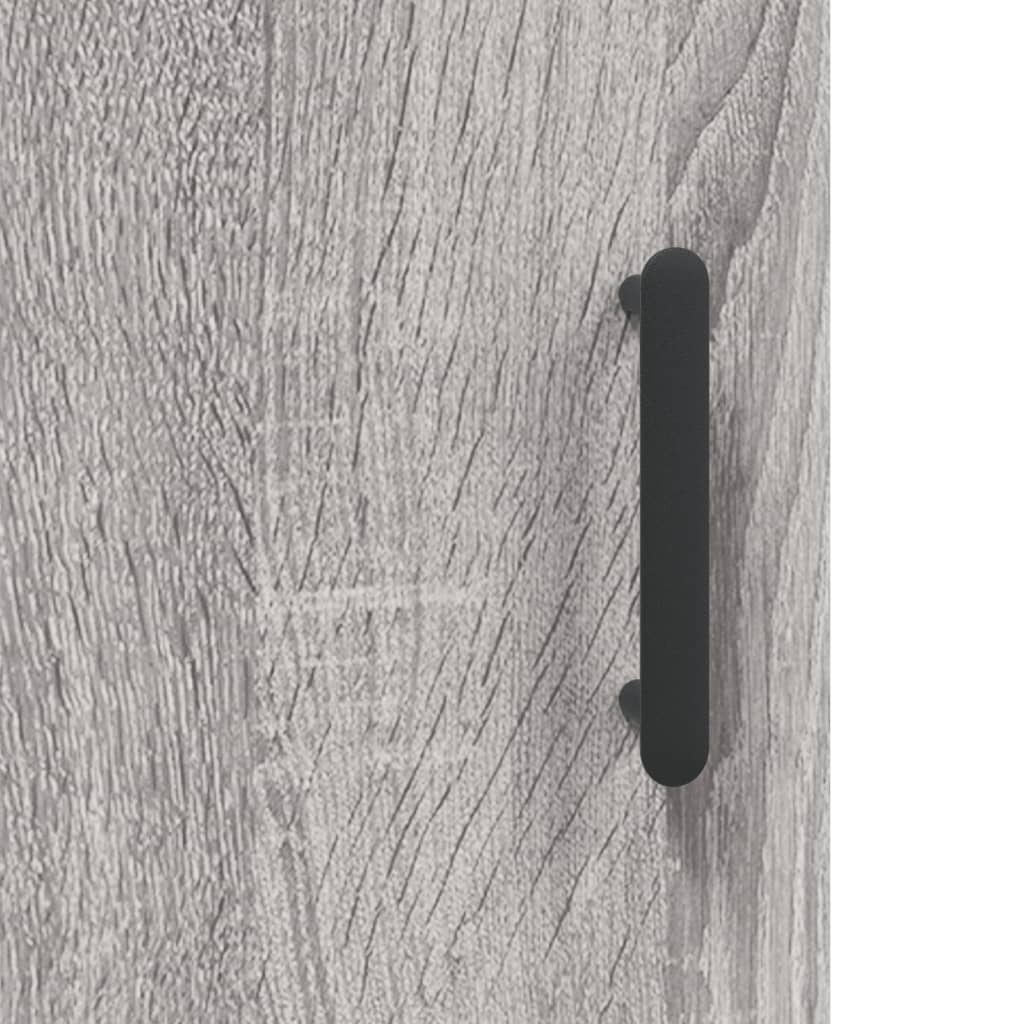 Sideboard Grey Sonoma 34.5x34x90 cm Engineered Wood