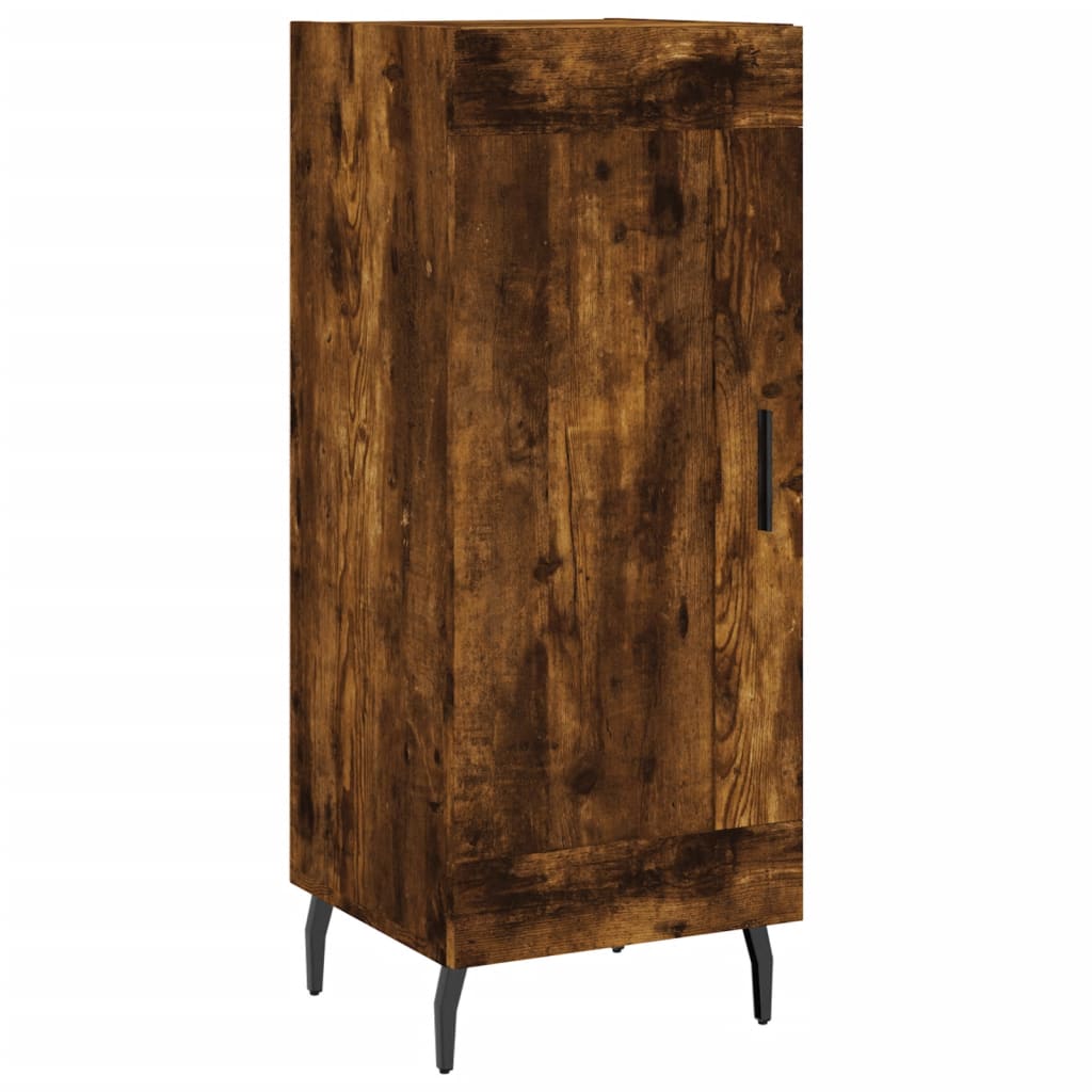 Sideboard Smoked Oak 34.5x34x90 cm Engineered Wood