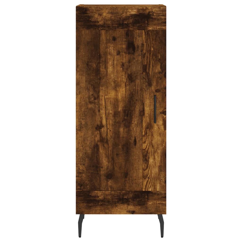 Sideboard Smoked Oak 34.5x34x90 cm Engineered Wood