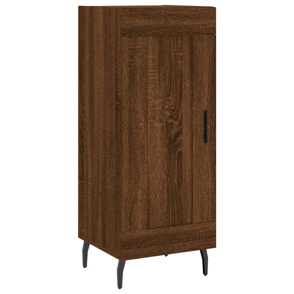 Sideboard Brown Oak 34.5x34x90 cm Engineered Wood