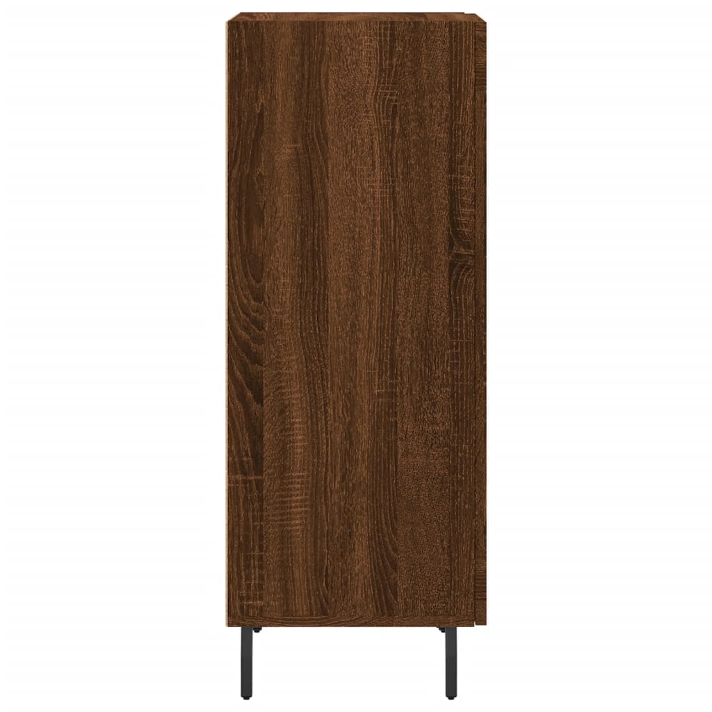Sideboard Brown Oak 34.5x34x90 cm Engineered Wood