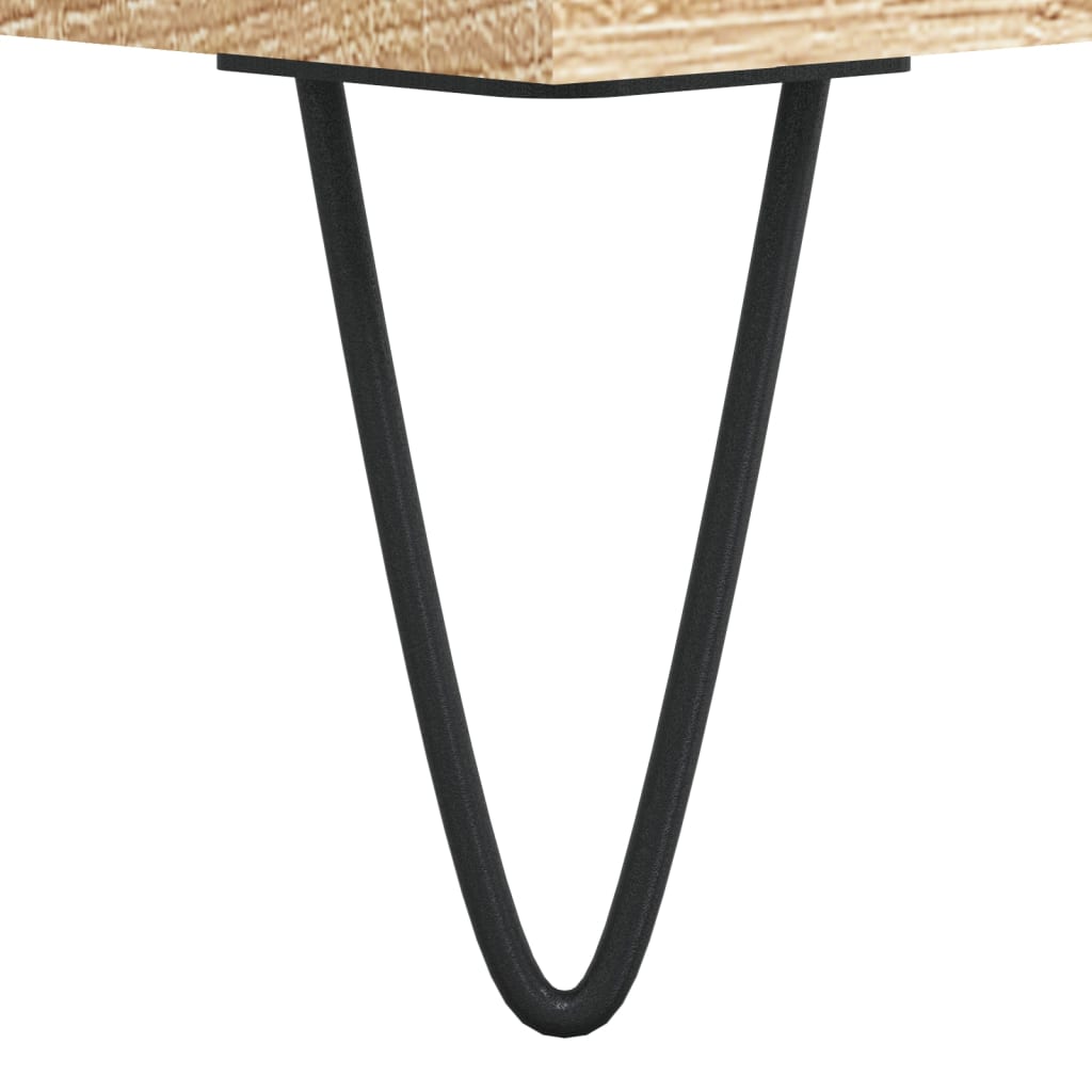 Coffee Table Sonoma Oak 55x55x36.5 cm Engineered Wood
