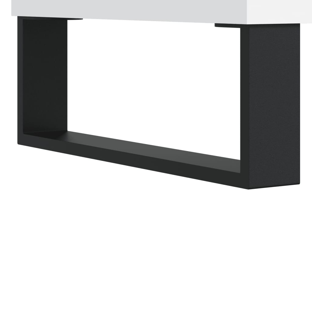 Coffee Table White 55x55x36.5 cm Engineered Wood