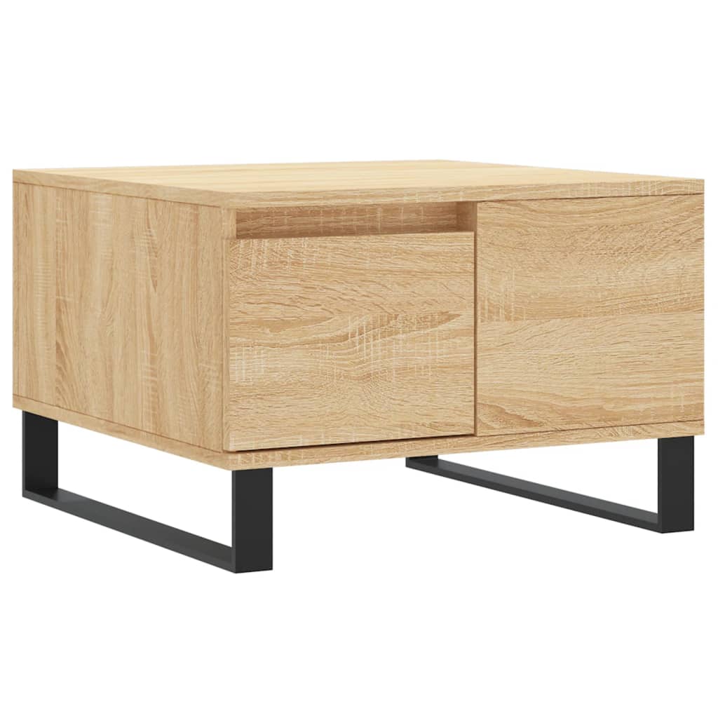 Coffee Table Sonoma Oak 55x55x36.5 cm Engineered Wood