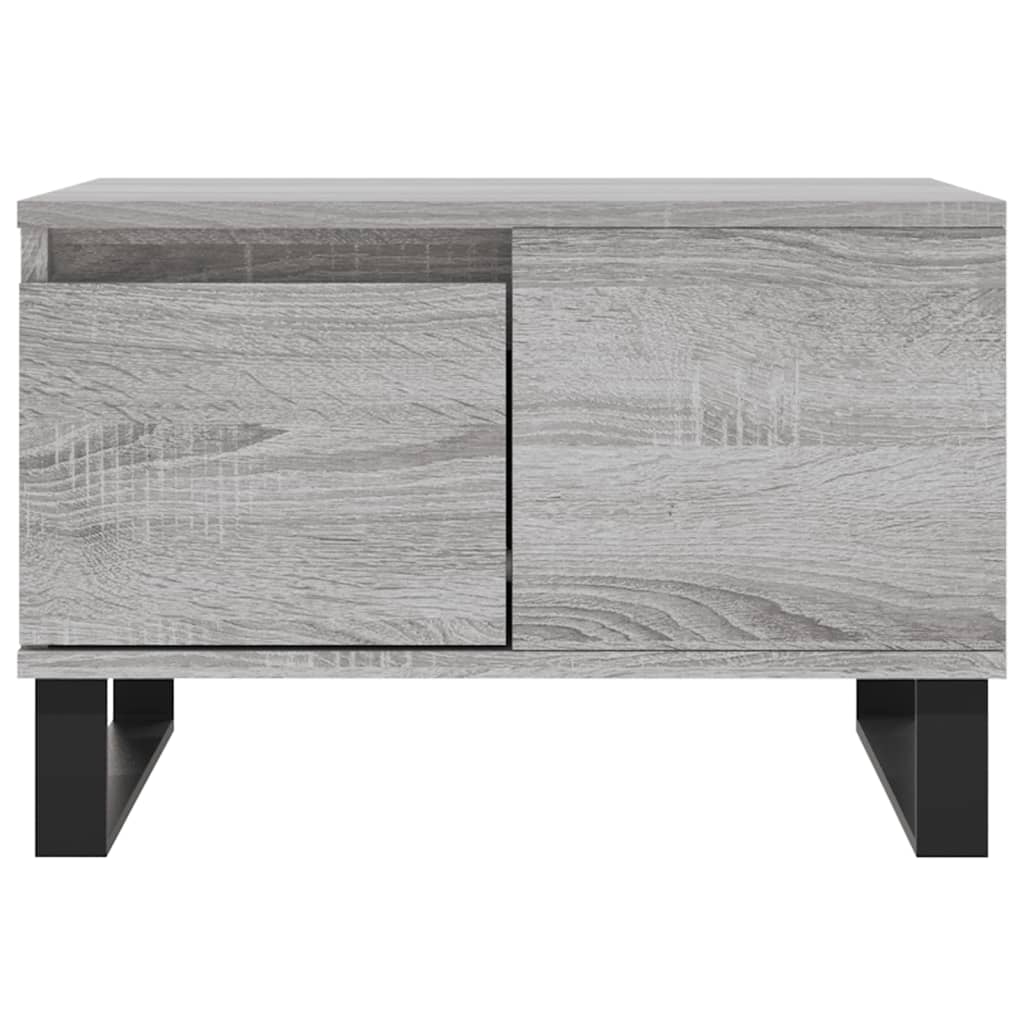 Coffee Table Grey Sonoma 55x55x36.5 cm Engineered Wood