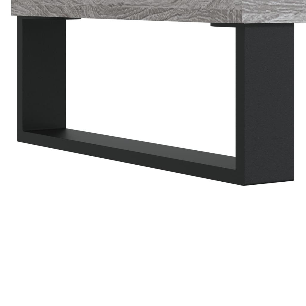 Coffee Table Grey Sonoma 55x55x36.5 cm Engineered Wood
