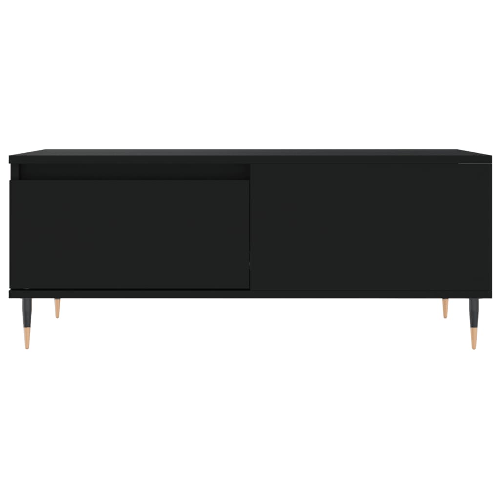 Coffee Table Black 90x50x36.5 cm Engineered Wood