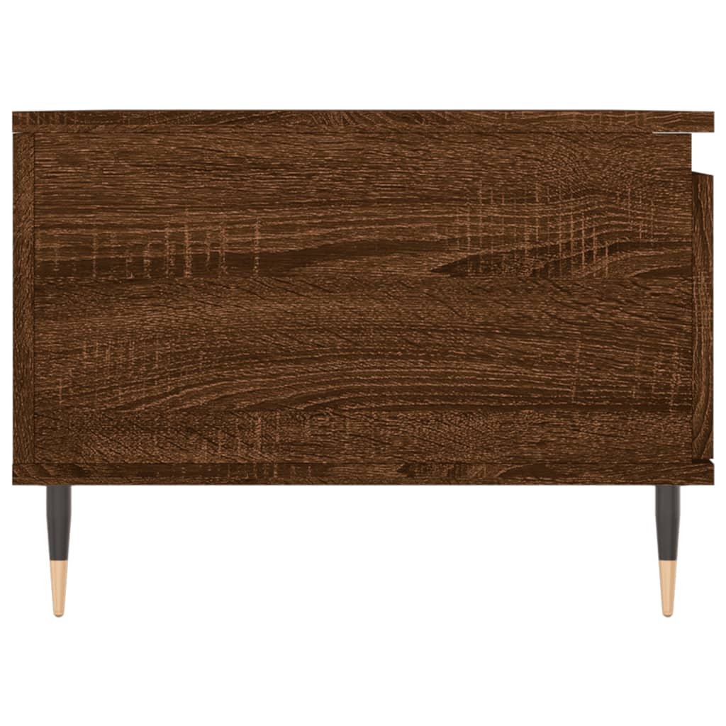 Coffee Table Brown Oak 90x50x36.5 cm Engineered Wood